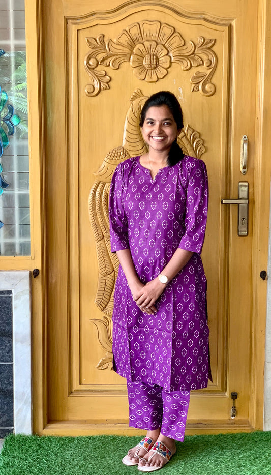 Purple breeze - Co-ord
