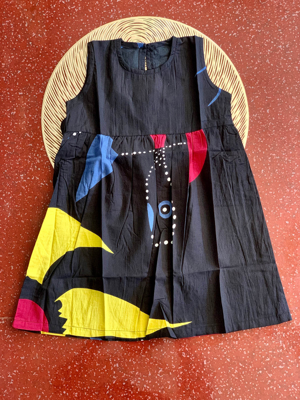 Black abstract - Baby Frock