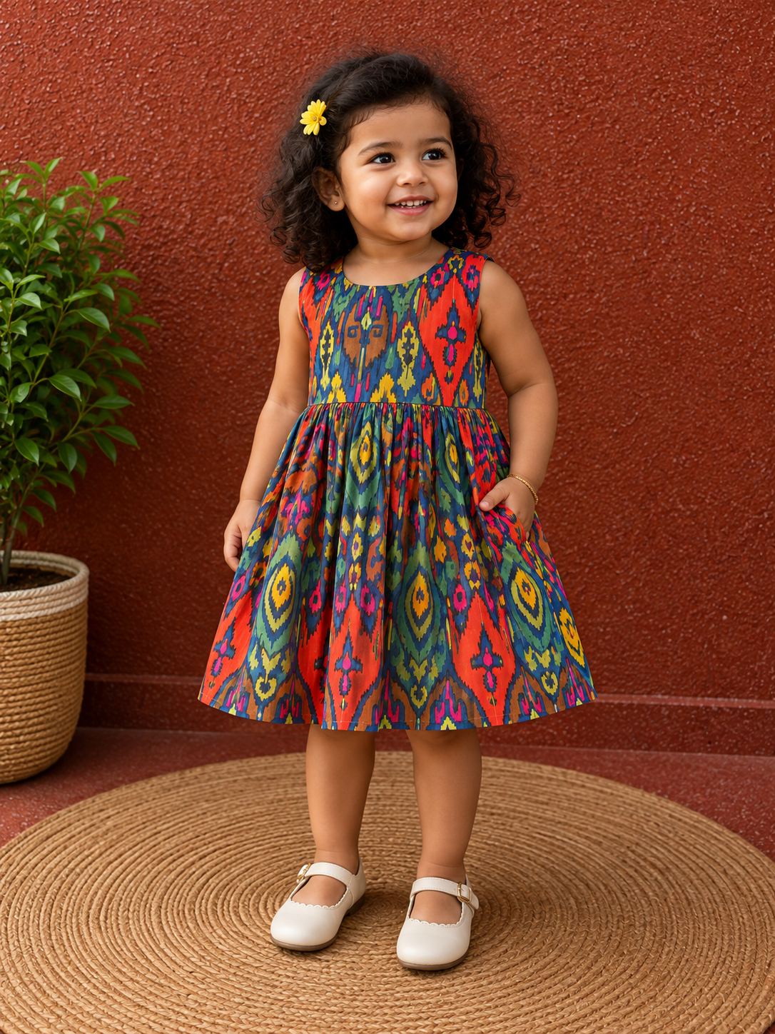 Blue multicolour - Baby Frock