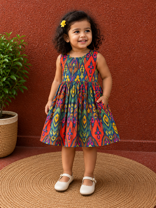 Blue multicolour - Baby Frock