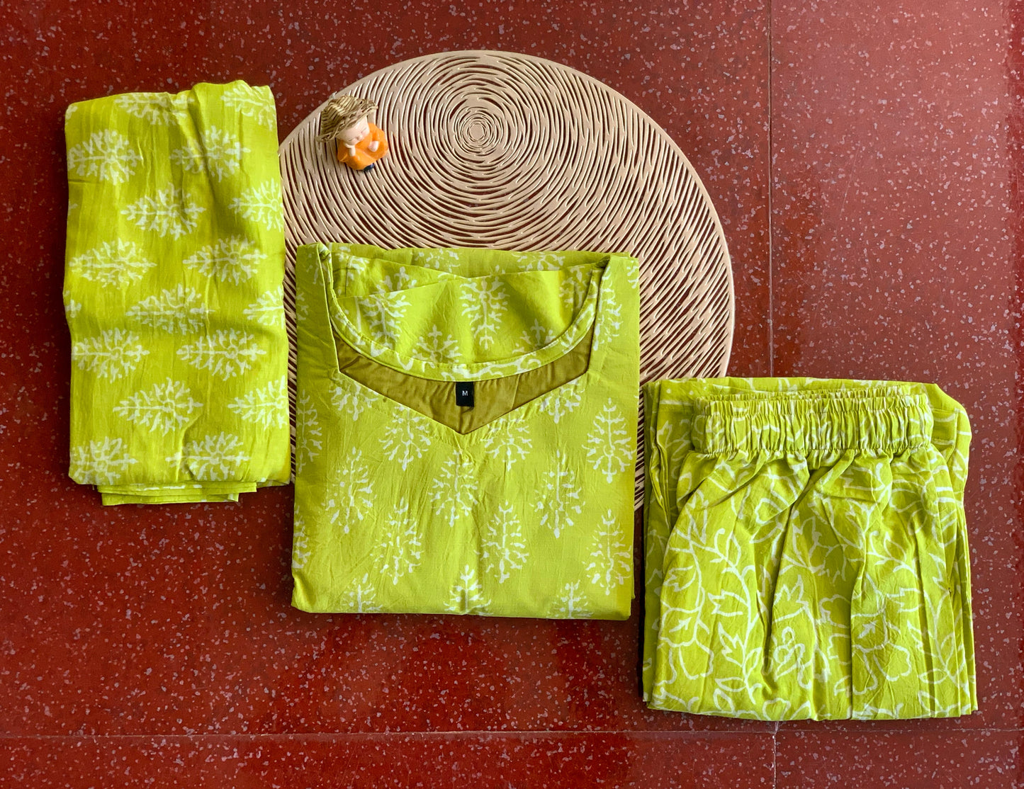 Lime sorbet - ⁠Salwar suit set