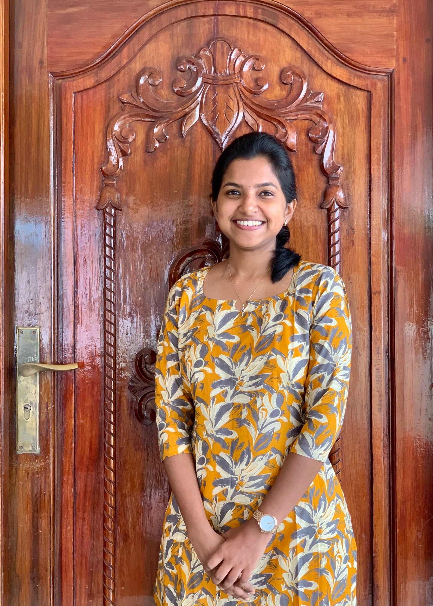 Mustard grey - Kurti