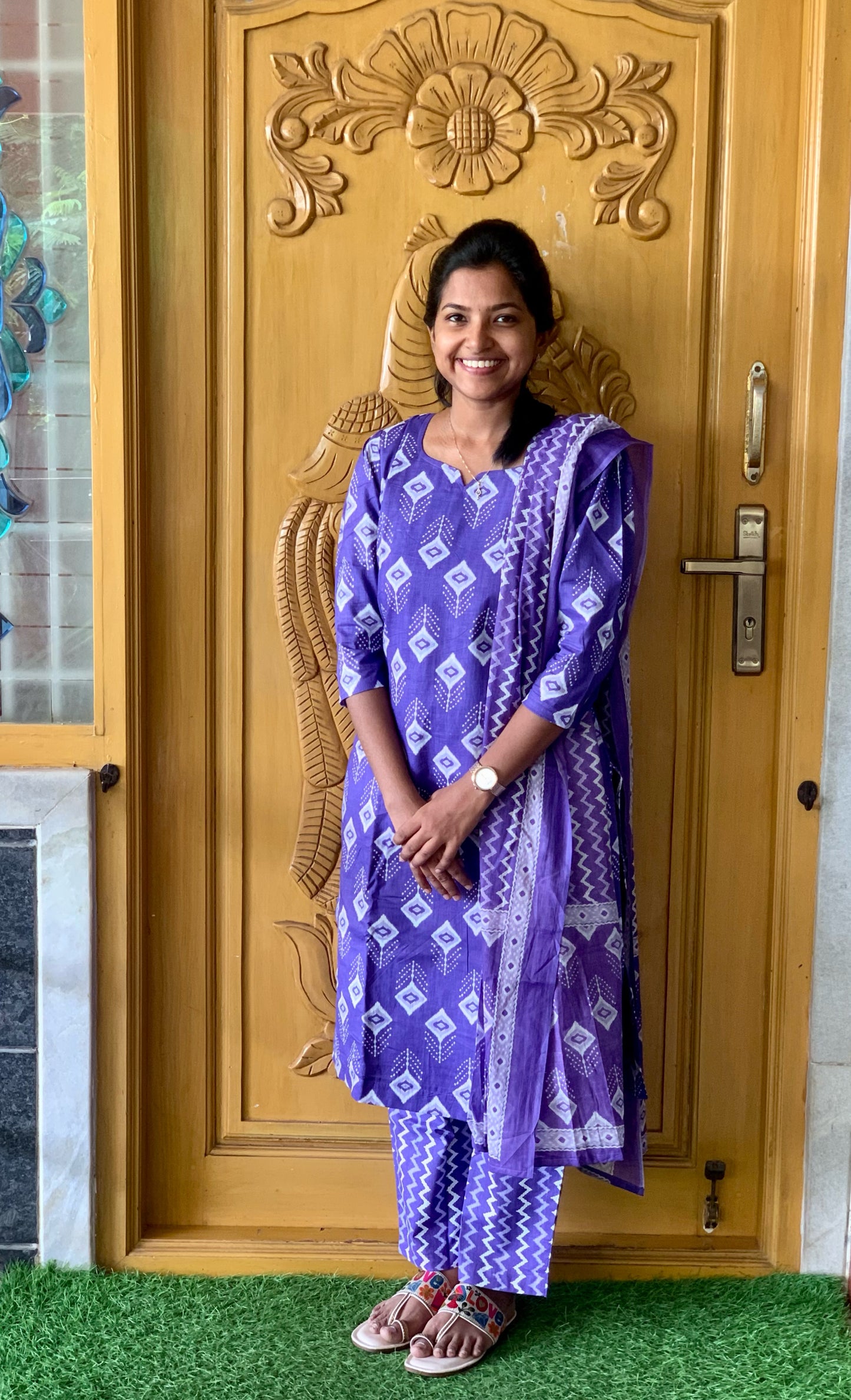 Lavender prism - ⁠Salwar suit set