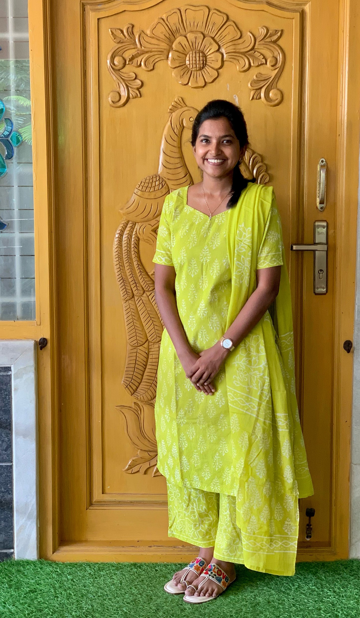 Lime sorbet - ⁠Salwar suit set