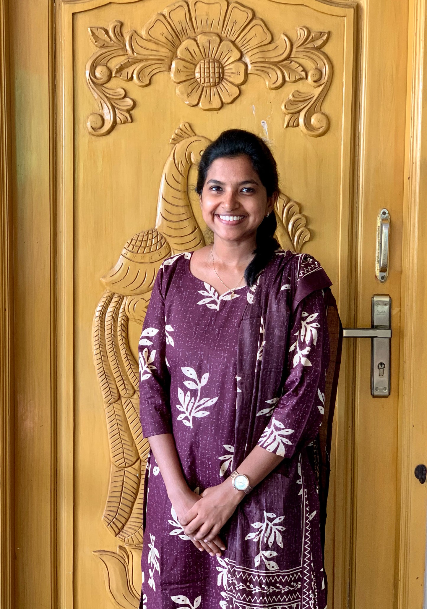 Deep wine - ⁠Salwar suit set