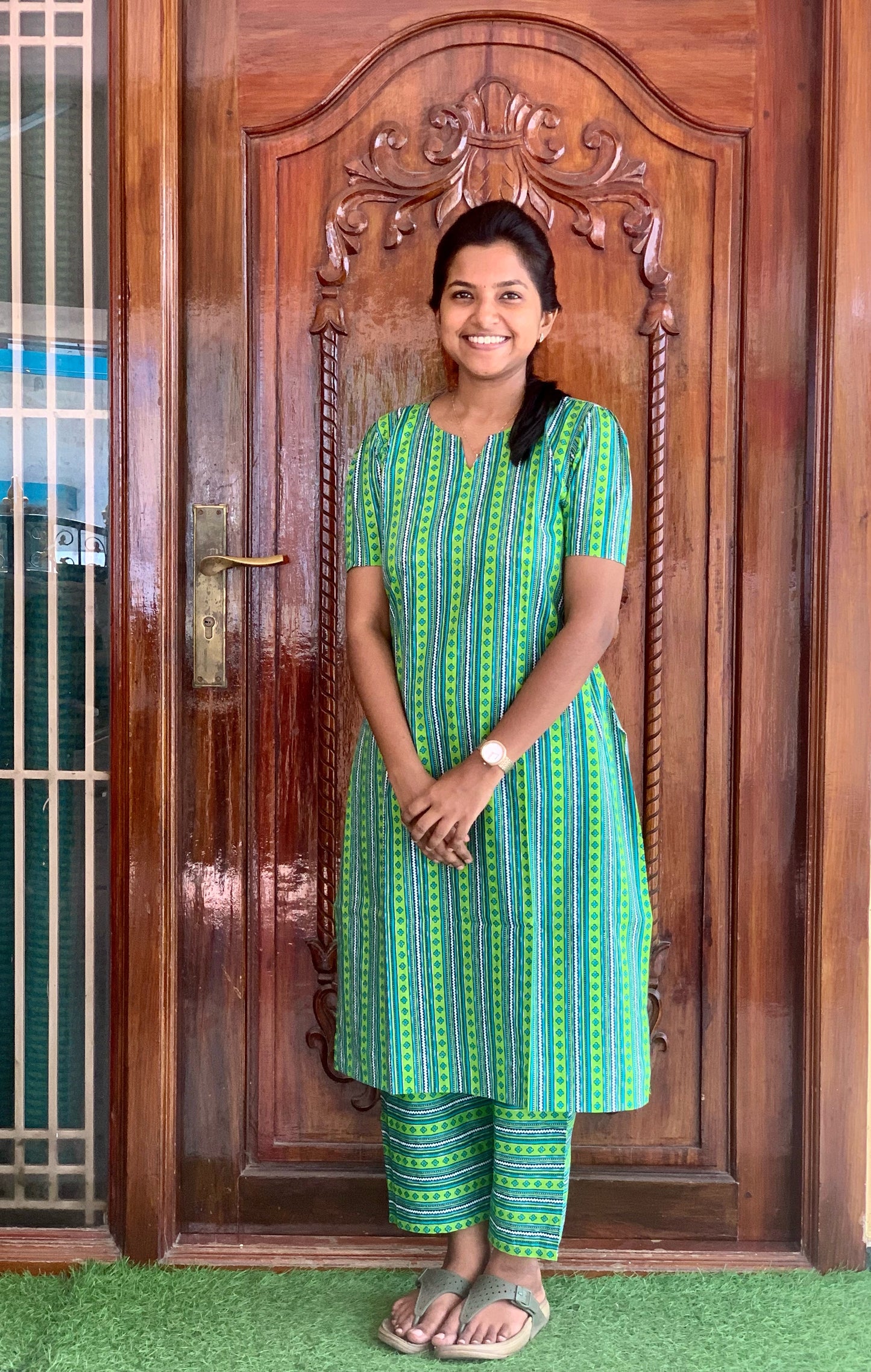 Green stripey - Co-ord