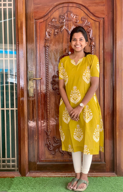 Yellow - Kurti