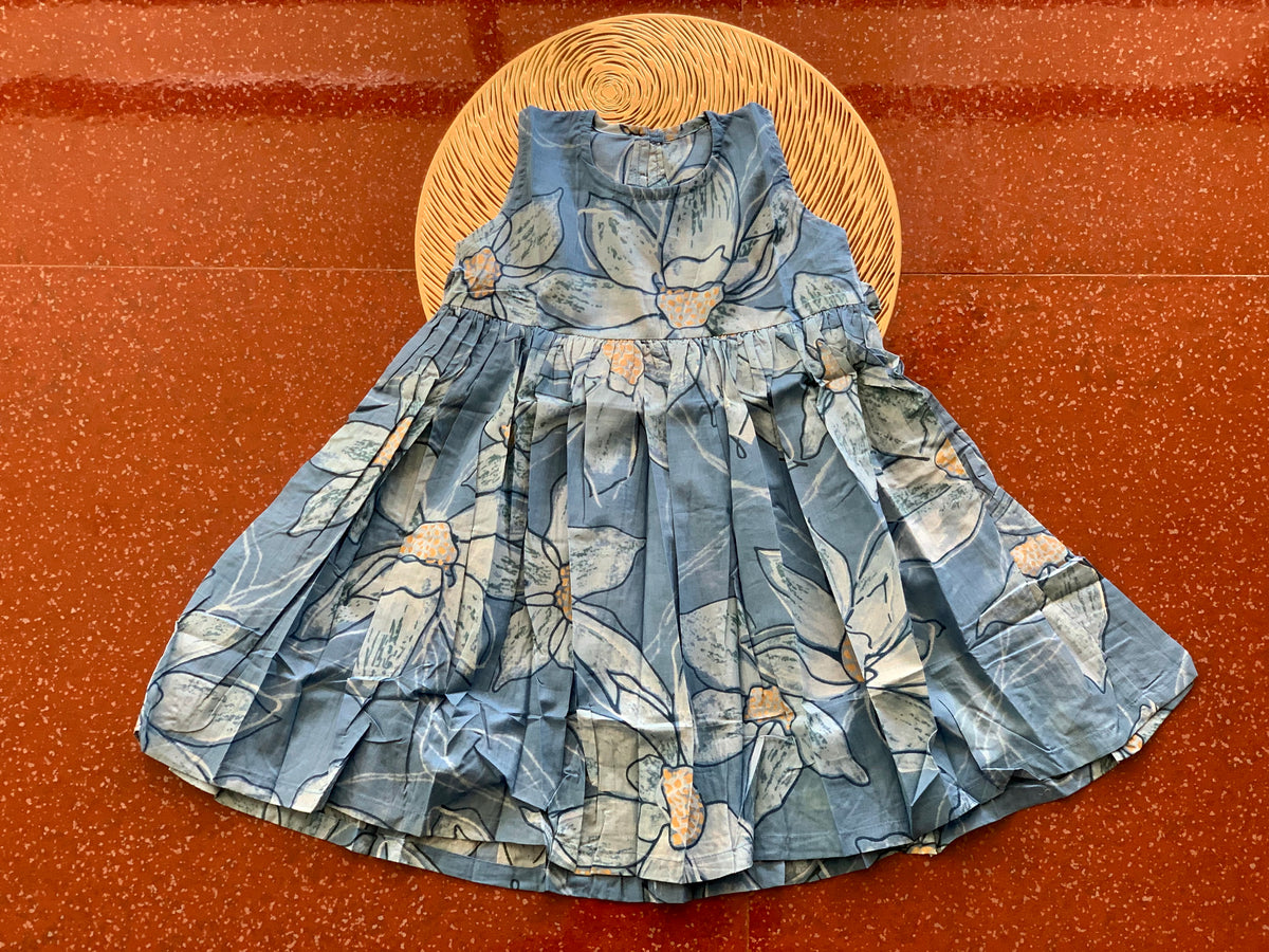 Blue lotus - Baby Frock