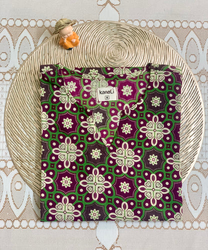 Greeny purple - Kurti