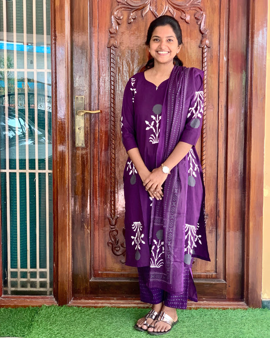 Pretty Purple - Salwar suit set