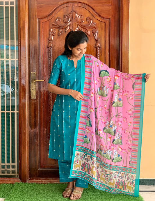 Mystical Garden - Ethnic suit set