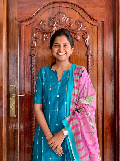 Mystical Garden - ⁠Ethnic suit set