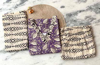 Lilac Bloom - ⁠Salwar suit set