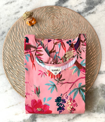 Pastel Pink garden - Maxi