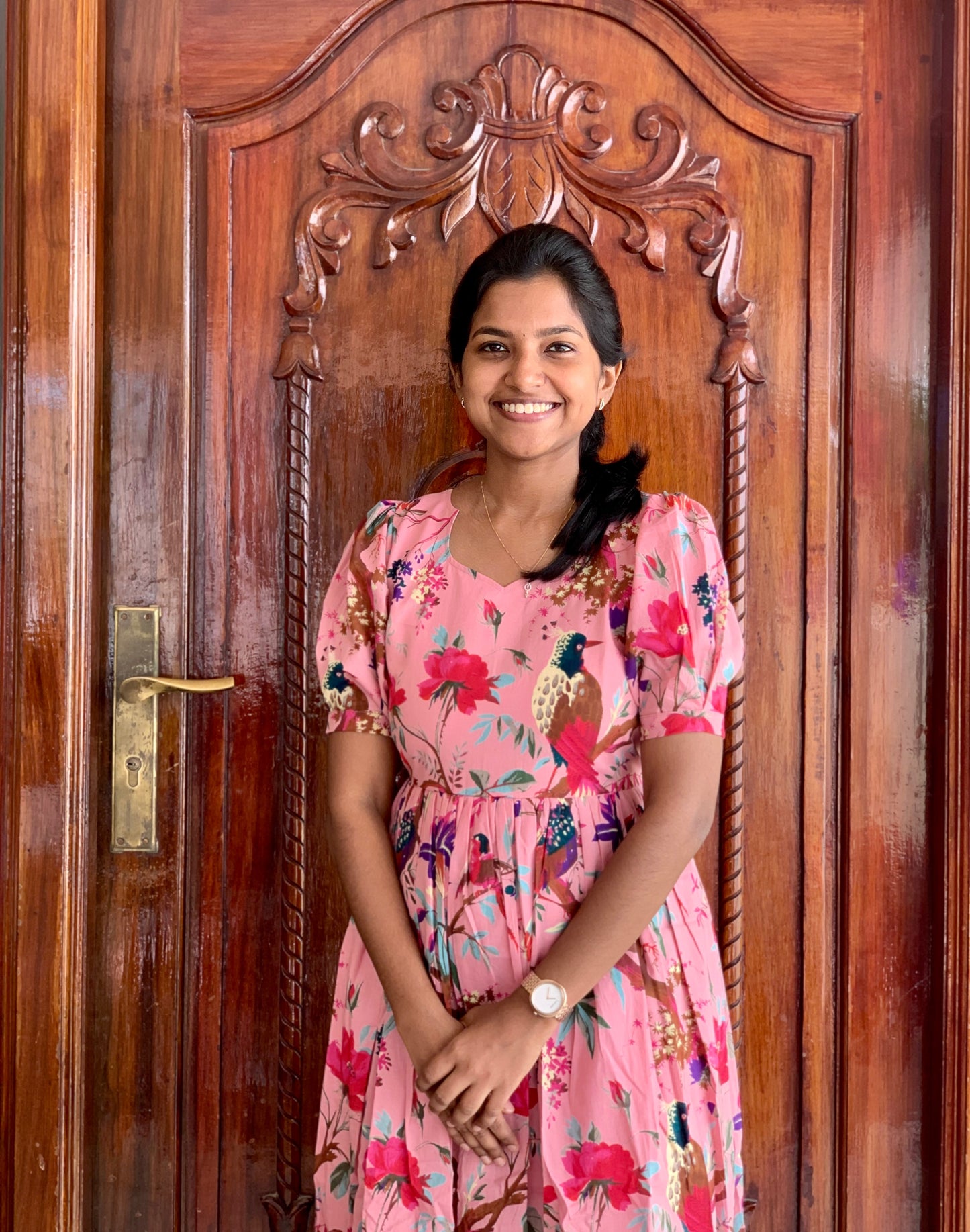 Pastel Pink garden - Maxi