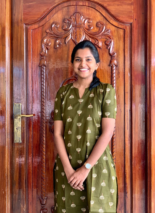 Olive Petal - Kurti
