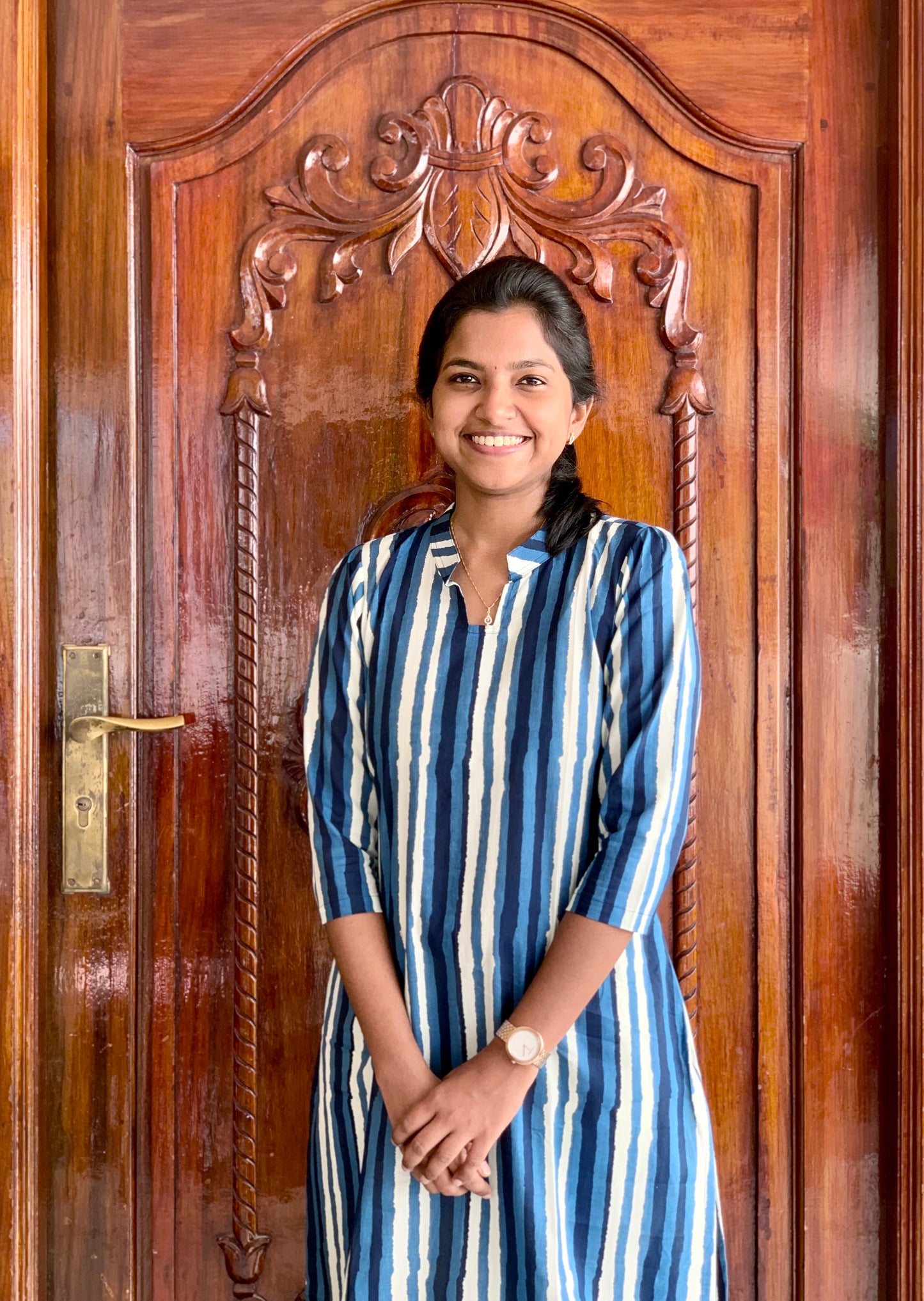 Indigo Stripes - Kurti