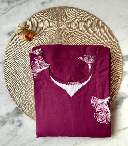 Burgundy Autumn - Maxi