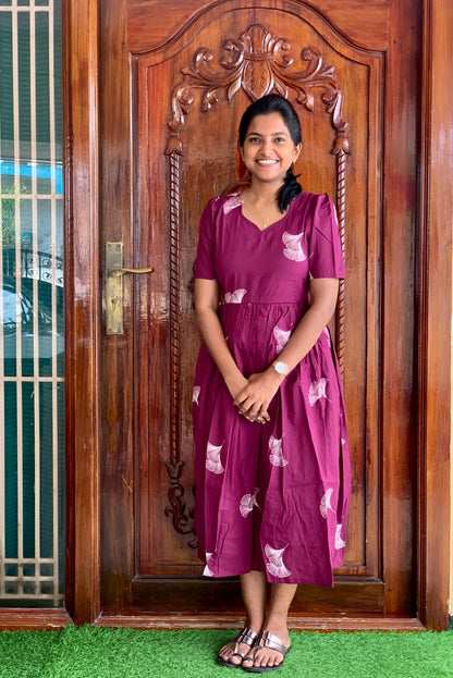 Burgundy Autumn - Maxi