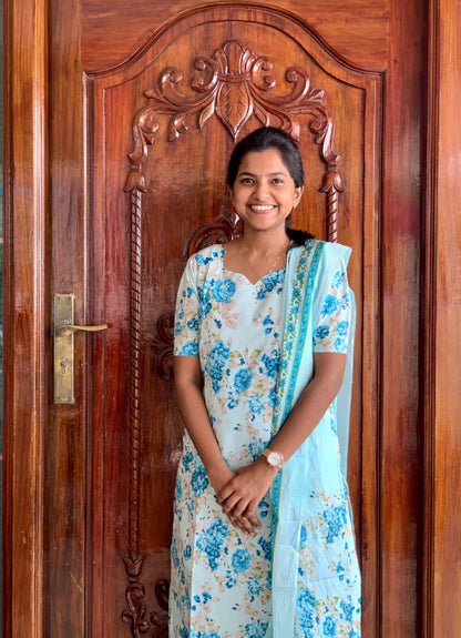 Pastel dew - ⁠Salwar suit set