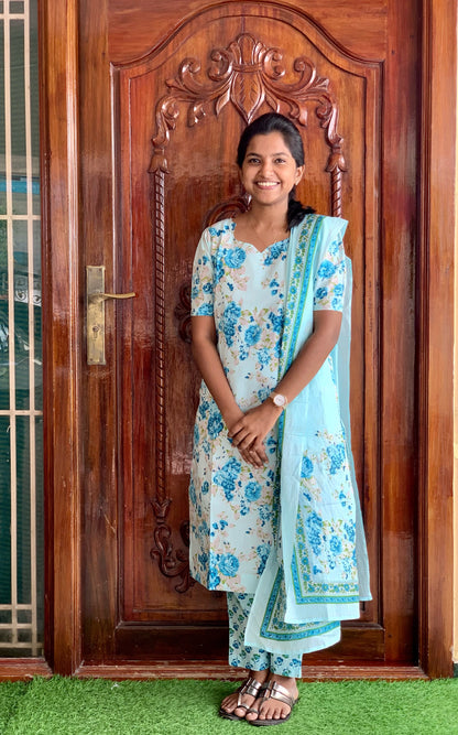 Pastel dew - ⁠Salwar suit set