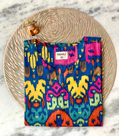 Vibrant Multicolour - Kurti